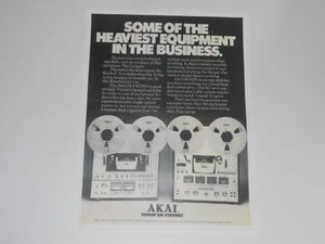 Anuncio carrete a carrete Akai GX-630DSS, GX-650D Pro, 1976, artículo e información de 1 página - Imagen 1 de 1
