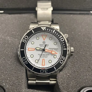 DEEP BLUE Pro Sundiver 3 1k Auto Taucheruhr - SCHWARZ PVD - Bild 1 von 11
