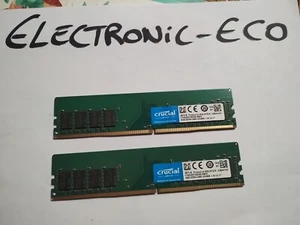 Mémoire RAM Ddr4 Crucial 8gb (2x4gb) 2400mhz Udimm - Afbeelding 1 van 2