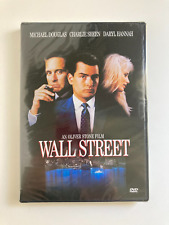 Wall Street DVD Charlie Sheen Michael Douglas Factory Sealed Brand NEW