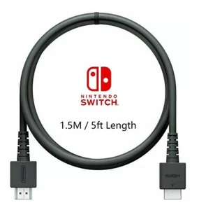 Câble Nintendo HDMI original pour Switch TV Dock, Wii nes snes, 1,5 m / 5 pieds - Imagen 1 de 6