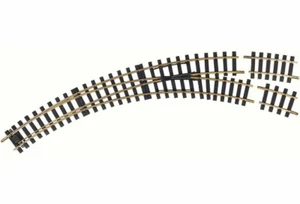 PIKO 35225 ~ New ~Right Hand Curved Switch Manual Turnout Track R3 - R5 ~G Scale - Picture 1 of 1