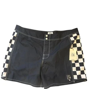 Quiksilver Mens Original Arch 16" Boardshort Black/White Size 38 - Picture 1 of 2