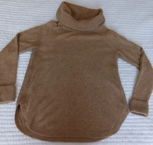 Style & Co, taglia L, maglione beige collo alto - Foto 1 di 5
