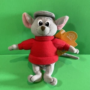 APPLAUSE DISNEY RESCUERS DOWN UNDER BERNARD MOUSE 6" BEAN BAG PLUSH TOY RETIRED - Picture 1 of 8