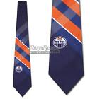 Edmonton Oilers Krawatte KOSTENLOSER VERSAND lizenzierte Herren-Krawatte neu mit Etikett
