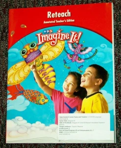SRA Imagine It! RETEACH - Annotated Teacher's Edition - Grade / Level K - NEW - Imagen 1 de 4