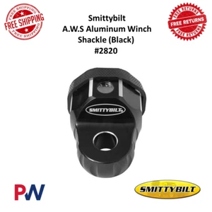 Smittybilt A.W.S Aluminum Winch Shackle Black Universal  #2820 - Picture 1 of 17