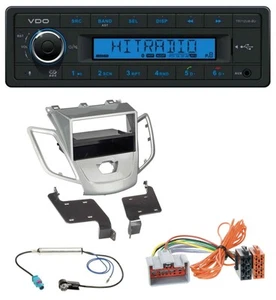 VDO Bluetooth AUX USB MP3 Autoradio für Ford Fiesta 08-10 JA8 ohne Display silbe - Bild 1 von 6