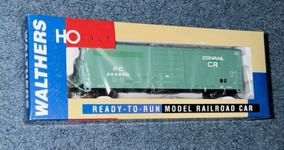 Coche de caja Walthers HO Penn Central 50 pies Evans/932-60654/269850/ parcheado con barandilla Foto 1 de 3