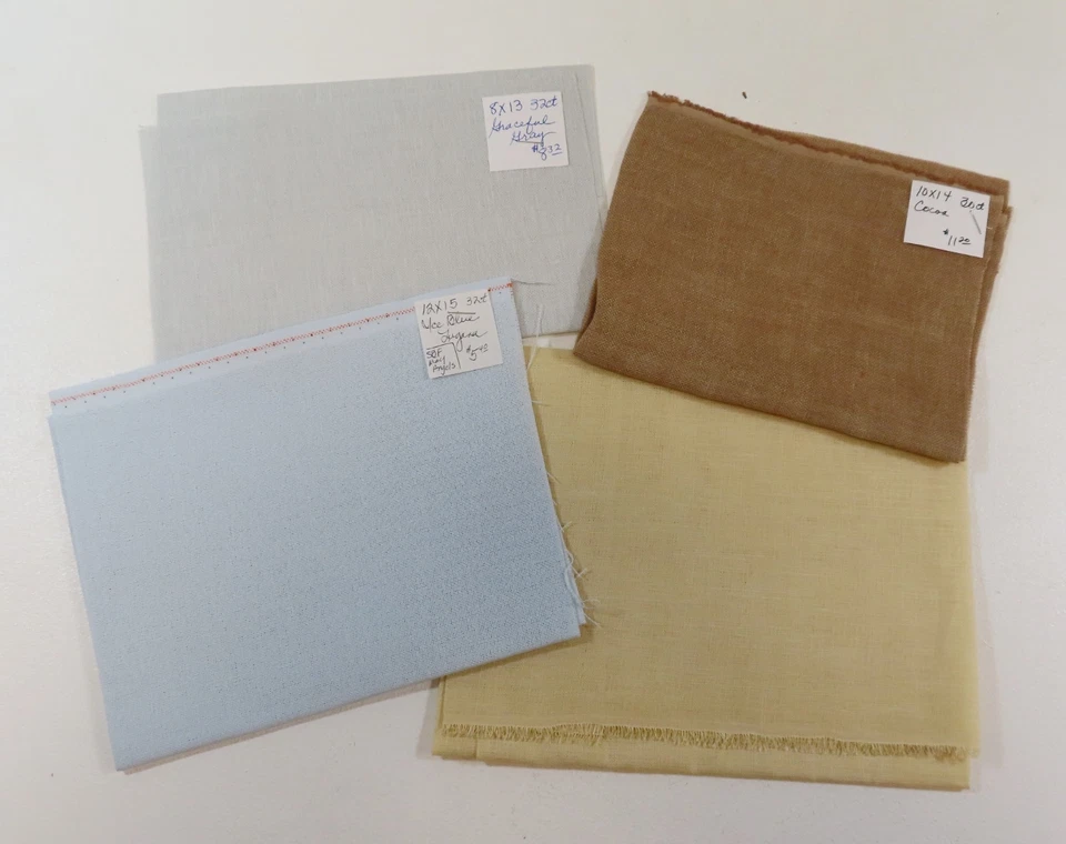 Tela PUNTO DE CRUZ 4 piezas de lino (66) Foto 1 de 1