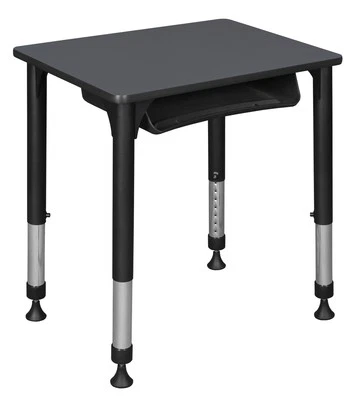 Regency 18,5 x 26 pulgadas rectangular altura ajustable aula escritorio escolar con Foto 1 de 4