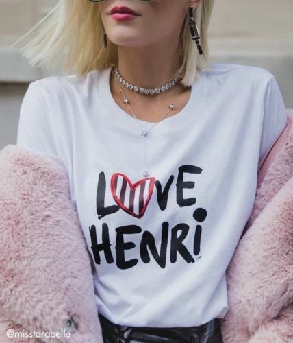 Camiseta Henri Bendel Love Henri M/L Nueva en Paquete Foto 1 de 1