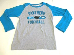 Camiseta Carolina Panthers Fútbol Americano NFL Equipo Juvenil XXL-18 Manga Raglán - NUEVA - Imagen 1 de 7