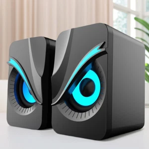 USB Wired Loudspeaker Computer Speakers Subwoofer Speaker for PC Computer Laptop - Afbeelding 1 van 10