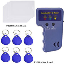 Copieur de carte d'identité RFID portable lecteur de clés écrivain duplicateur + étiquettes / carte 125 KHz