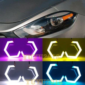 Anillo de halo Bluetooth hexagonal RGB para Dodge Dart 12-2016 faro flash lámpara DRL - Imagen 1 de 20