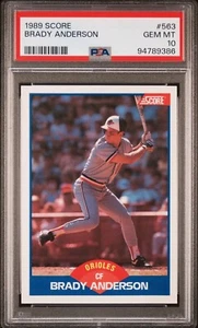 Puntuación #563 1989 Brady Anderson RC Orioles PSA 10 💎💎 - Imagen 1 de 2