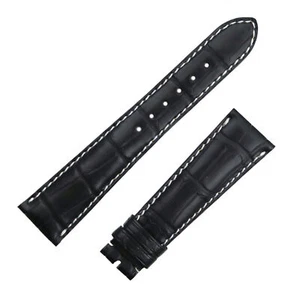 Patek Philip Alligator Mat Black 21mm x 16mm AB 115x 75 Watch Strap - Picture 1 of 2