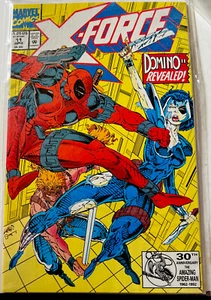 1992 X-FORCE #11 2nd appearance Domino DEADPOOL COVER B&B UNREAD SINCE RELEASE - Picture 1 of 4