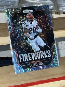 2022 prizm fireworks silver disco joe mixon No Huddle - Picture 1 of 1