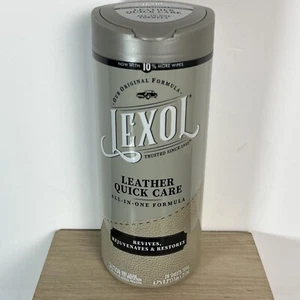 Lexol Quick Care Leather Cleaner And Conditioner 28 sheet Wipes -Pack of 1 - Picture 1 of 9