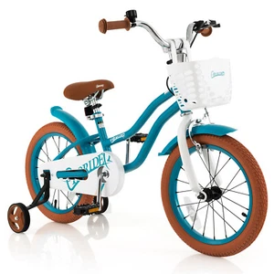 16" Kids Bike Toddler Adjustable Bicycle w/Training Wheel for 4-7 Years Old Girl - Picture 1 of 9