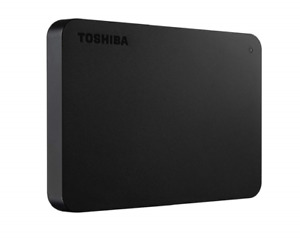 1TB Toshiba Canvio Basics HDTB410EK3AA, Portable External HDD, USB3.2, Bus Power
