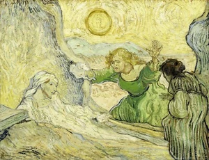 Die Auferweckung des Lazarus von Vincent Van Gogh Giclee Archiv Kunst Papier Repro - Bild 1 von 2