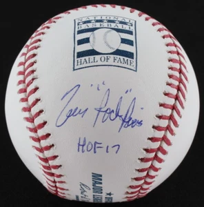 TIM RAINES SIGNED OML HALL OF FAME LOGO BASEBALL INSCRIBED "HOF 17" w/ JSA AUTO - Picture 1 of 4