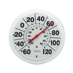 Springfield Indoor Outdoor Big and Bold Dial Thermometer, Funk Thermometer w - Bild 1 von 12