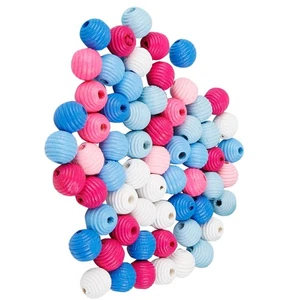 4 Bolsillos / Total 200 Piezas Cuentas de Madera Mezcladas Colores Caramelo DIY 14mm Sueltas - Imagen 1 de 11