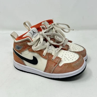 Zapatos para niños pequeños Nike Jordan 1 Mid SE DV1340-800. Niño pequeño talla: 8C Foto 1 de 4