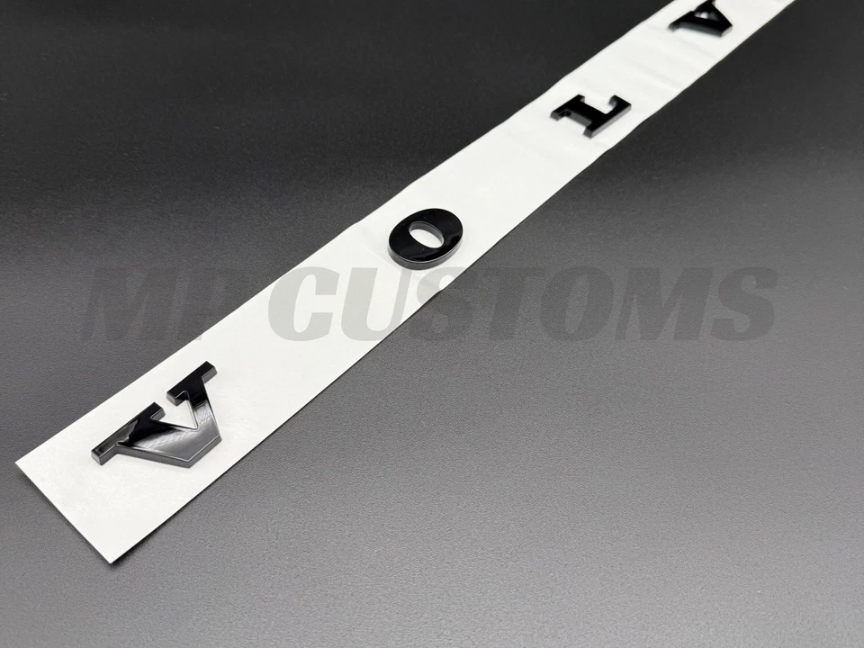 Letras de insignia negras brillantes para Volvo S90 V90 XC40 XC60 XC90 V40 V60 S60 - Imagen 1 de 1