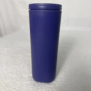 STARBUCKS 2025 Bicchiere triangolo viola 100% plastica riciclata 16 fl oz - Foto 1 di 8