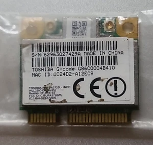 Realtek 2 port mini PCIe WiFi Adapter Toshiba DELL RTL8187SE V000180320 - Picture 1 of 2