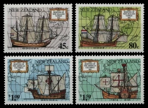 Neuseeland 1992 - Mi-Nr. 1215-1218 ** - MNH - Schiffe / Ships - Picture 1 of 1