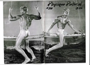 VINTAGE BEEFCAKE MAGAZINE "PHYSIQUE PICTORIAL #38" - MALE PHYSIQUE &GAY INTEREST - Picture 1 of 4
