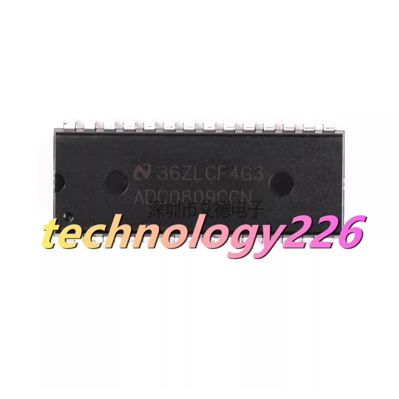 2PCS NEW ADC0809CCN DIP-28 #KD - Image 1 of 1