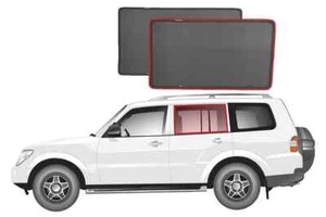 Snap Shades for Mitsubishi Pajero 4th Gen Rear Doors (V80; 2007-2021) - Picture 1 of 7