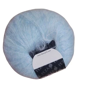 Feza Melange Kid Mohair Color 21925 Sky Blue Made in Italy Lot of 10 2470 yd tot - Picture 1 of 8