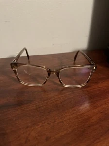 WARBY PARKER Hughes Eyeglasses Frames Only W 207 54mm-18-145 Chestnut Crystal. - Picture 1 of 12