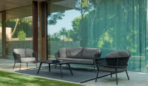 Talenti Salotto Moon Divanetto, 2 Poltrone e Tavolo Carbon - Imagen 1 de 4