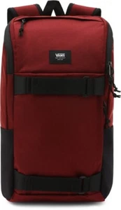 Vans Zaino Unisex Rosso/Nero Ostacolo 23L Skatepack (VN0A3I69BQS) - Nuovo con etichette - Foto 1 di 9
