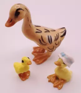3 HAGEN RENAKER - Duck - Figurines Mama Babies - Bild 1 von 19