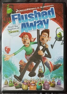 Flushed Away (DVD, 2007) Hugh Jackman, Kate Winslet  Foto 1 de 2