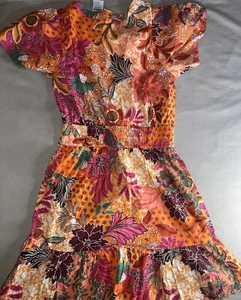 Loft Dress Pink Floral Multicolor Women’s Small Size 4 Petite - Bild 1 von 5