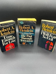 Robert A. Heinlein Vintage Science Fiction Paperback Lot of 3 Berkley Medallion - Picture 1 of 15