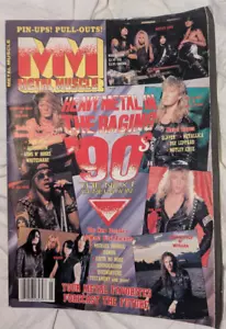 Vtg Faces Rock Metal Muscle Magazine March 1990 Guns N Roses Slaughter Poison - Picture 1 of 4