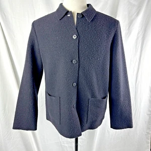 Chaqueta Cabaña Lands End para Mujer Cárdigan Blac Lana Hervida Coatigan Clásica Talla 14 - Imagen 1 de 7